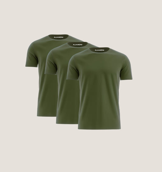 3-pak - Khaki
