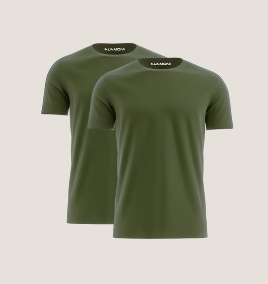 Pakke med 2 - Khaki